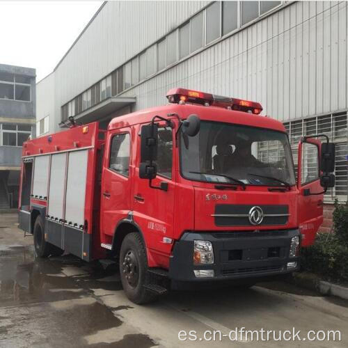 Camión de extinción de incendios con tanque de agua 140hp 4000L